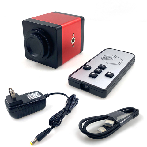 Microscope vidéo industriel hd1080 p HDMI VGA, caméra à monture C pour téléphone, tablette, PC, PCB IC, observation, réparation de soudure ► Photo 1/6