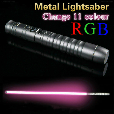 Sabre Laser Cosplay changement 11 couleur Luke sabre lumineux Laser Force Fx lourd duel son fort 85cm ► Photo 1/6