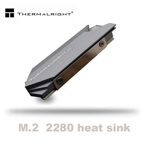 Thermalright dissipateur thermique aluminium M.2 refroidisseur de refroidissement dissipateur de chaleur tampons thermiques pour disque dur NGFF NVME PCIE 2280 SSD ► Photo 1/4