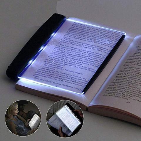 Lampe Plate créative pour livre de lecture, nouveau modèle LED, protège les yeux, batterie, veilleuse, papeterie pour la lecture scolaire ► Photo 1/6
