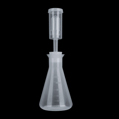 Erlenmeyer – Kit de démarreur de levure en bouteille de 250ml, avec verrouillage à Air de Fermentation et bouchon en Silicone, fermenteurs en plastique étroits, outils pour la bière ► Photo 1/6