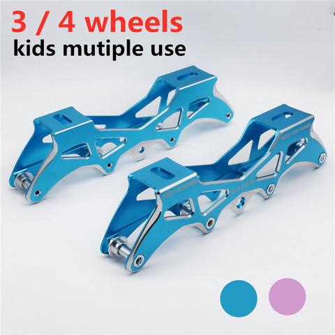 Cadre de patins à roulettes pour enfants, 3x90mm, 3x135mm, 4 roues/3 roues, support de 150mm, 165mm ► Photo 1/6