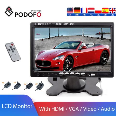 Podofo Mini Ordinateur Moniteur 7 