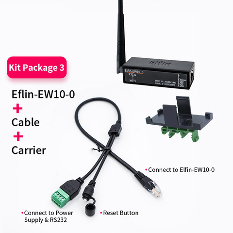 MINI serveur série wi-fi vers Ethernet RS232, modbuste cp, Kit EW10A ► Photo 1/6