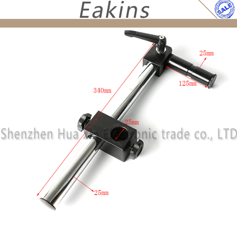 Support de bras en métal réglable multi-axes résistant de diamètre 25mm/32mm pour le Support de pièce de Support de Table de Microscope d'industrie vidéo ► Photo 1/6