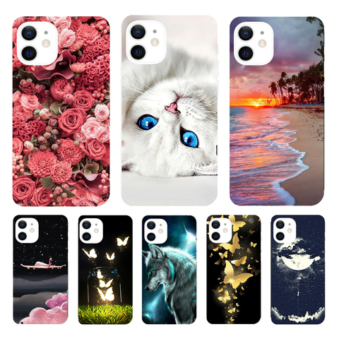 Jolie coque en Silicone pour iPhone, compatible modèles 5s, 5s, SE 2022, 6, 6S, 7, 8 Plus, X, XS, 11 Pro Max ► Photo 1/6