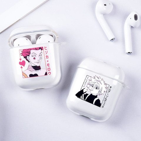 Étui Airpods 1/2 et HXH, mignon, souple, Transparent, pour écouteurs, dessin animé Hunter X Hunter X Hunter 3 ► Photo 1/6