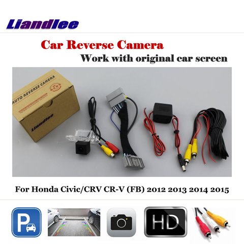 Caméra de recul arrière pour Honda Civic/CRV, petit écran de sauvegarde et de stationnement, accessoires pour voiture, CR-V, 2012, 2013, 2014, 2015 ► Photo 1/6