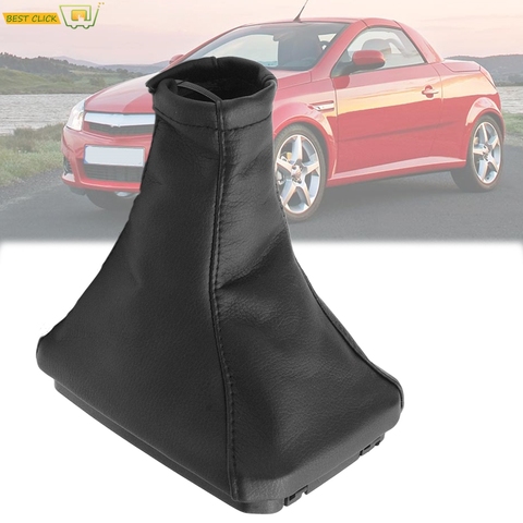 Vitesse voiture Pommeau de levier en cuir antipoussière Shifter Gaiter Boot Cover Pour Vauxhall / Opel Corsa A / B / C Vectra A / B Tigra B Calibra Combo C ► Photo 1/6