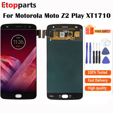 Écran tactile LCD OLED de remplacement, 5.5 pouces, pour Motorola Moto Z2 Play XT1710-02 XT1710-06 XT1710, livraison gratuite ► Photo 1/6