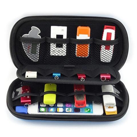 Nwe Mini sac de rangement de voyage de poche de produits numériques pour la carte mémoire de lecteur Flash d'usb ► Photo 1/6