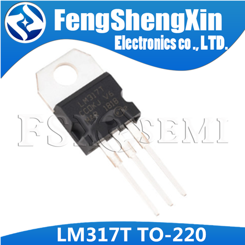 10 pcs/lot LM317T LM317 TO-220 Régulateur de Tension Réglable ► Photo 1/6