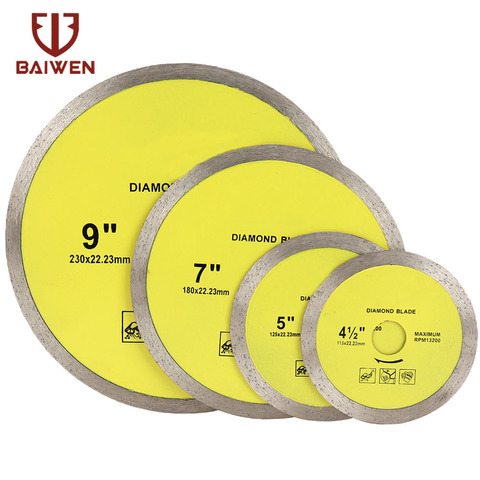 Disque de scie Super mince pour céramique, carreaux, porcelaine, granit, marbre, lame de scie Super fine de 105/115mm/125mm/180mm ► Photo 1/6