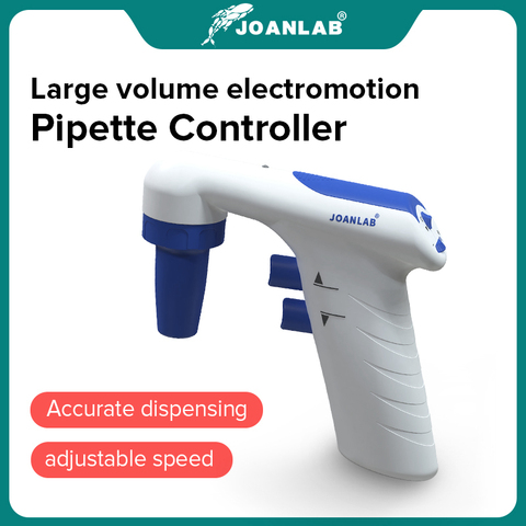 JOANLAB contrôleur de Pipette électrique grand Volume équipement de laboratoire de Pipette automatique pompe de Pipette électronique 110v à 220v ► Photo 1/6