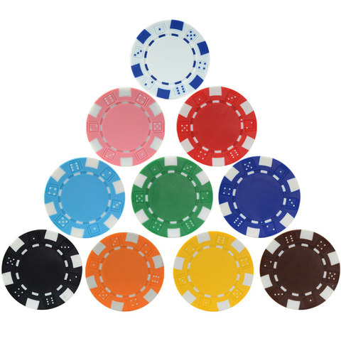 Lot de 25 jetons de Poker en fer et ABS, 11.5g, classique, divertissant, 5 couleurs, Texas Hold'em, vente en gros, bon marché ► Photo 1/6