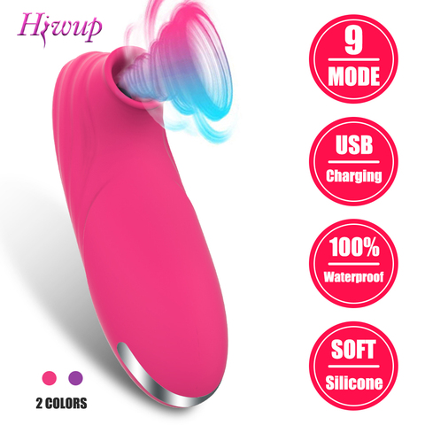 Puissant Clitoris ventouse vide vibrateur Clitoris sucer mamelon sucer langue vibrant Oral léchage jouets sexuels pour les femmes adultes ► Photo 1/6