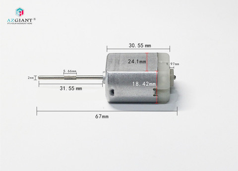 Moteur de verrouillage de porte automobile 32MM FC280 280 12V cc, Miniature, FC-280 ► Photo 1/6