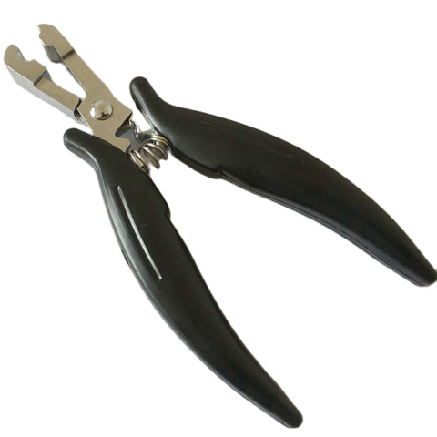 Pince pour extensions de cheveux de Type U noires, 5.5 pouces, pour faire des extensions pré-collées, 1 pièce/lot ► Photo 1/3