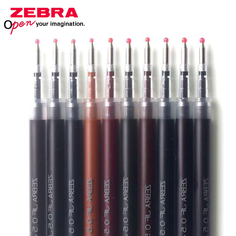 Recharge de stylo Gel zèbre Limited JJ15 Sarasa Grand, JF-05, à séchage rapide, 10 couleurs au choix, pour JJ15/JJ55/JJ56, 10 pièces ► Photo 1/6