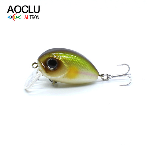 AOCLU wobblers Super qualité 8 couleurs 30mm 3.9g appât dur méné alose manivelle leurre de pêche basse eau salée fraîche attirail ► Photo 1/6