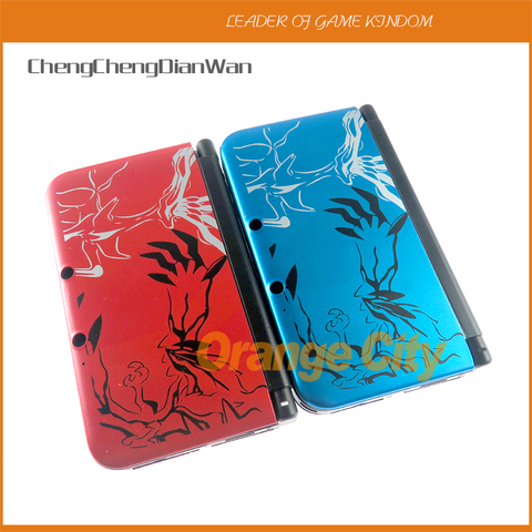 Logement complet Coque Pour 3DSXL 3DSLL Argent Gris Noir Rouge Bleu pour 3DS XL/3DS LL Jeu console remplacement ► Photo 1/6