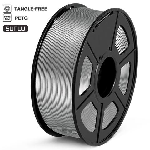 Matériel d'imprimante du Filament 1kg 1.75mm 0.02mm FDM 3D de PETG avec la bobine de haute résistance Non-toxique 100% aucun Filaments de bulle ► Photo 1/6