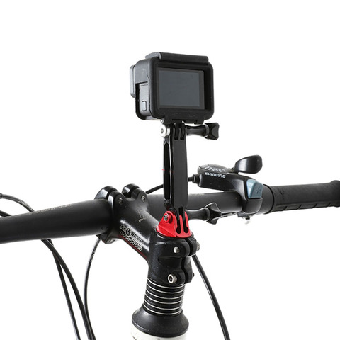 Adaptateur de casque de vélo pour GoPro Hero 9 8 7 6 5 4 Sjcam EKEN Yi 4K Lite DJI Go Pro, grand capuchon supérieur en aluminium, accessoires ► Photo 1/6