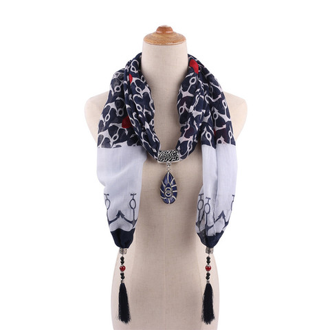 RUNMEIFA – Foulard 2022 coton pour femmes, bijoux, pendentif, style bohème, accessoires Hijab, magasins ► Photo 1/6