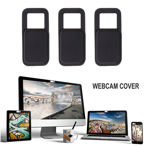 Couverture de Webcam à glissière, rideau magnétique pour caméra, pour téléphone, IPad, PC, Macbook, tablette ► Photo 1/6