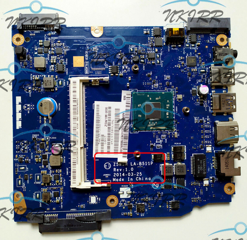 Carte mère Z5W1M LA-B511P NB.MML11.002 N2830, pour Acer Aspire ES1-511 Packard Bell ENTF71BM ► Photo 1/2