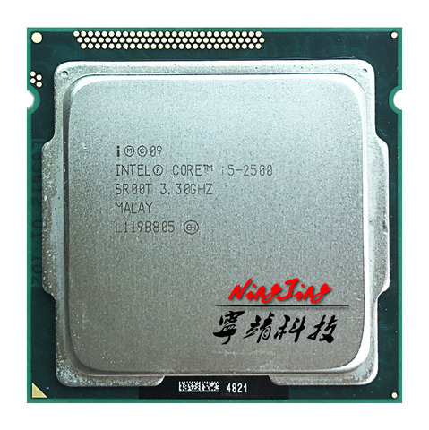 Processeur Intel Core i5-2500 i5 2500, Quad-Core 3.3, processeur d'unité centrale, 6M, 95W, LGA 1155 ► Photo 1/1