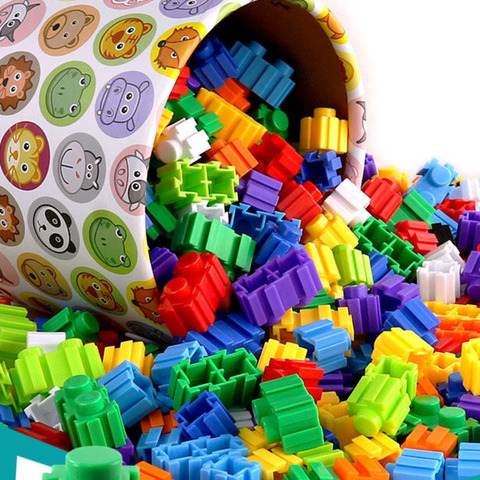 Blocs de construction en Micro diamants de 500/1000 pièces, 8x8mm, petites briques créatives, modèle, jouets éducatifs pour enfants, cadeaux pour enfants ► Photo 1/6