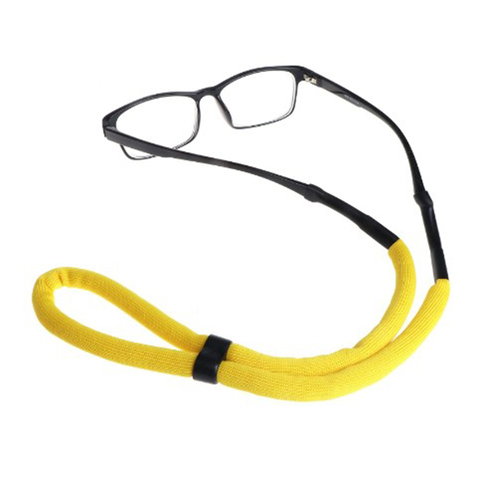 Chaîne de lunettes en mousse flottante | 1 pièce, lanières de lunettes, chaîne de lunettes sport antidérapante String lunettes, cordes, porte-cordon ► Photo 1/6