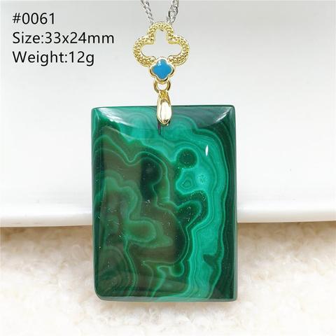 Pendentif en Azurite naturelle de qualité supérieure, Malachite Chrysocolla vert bleu, forte énergie, bijoux goutte d'eau pour femmes et hommes AAAAA ► Photo 1/6