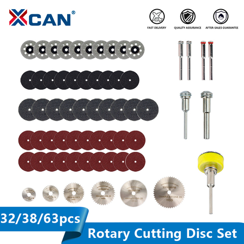 XCAN – disque de coupe en diamant, roue de ponçage, lame de scie circulaire pour Dremel, outils rotatifs, disque de coupe du bois ► Photo 1/5