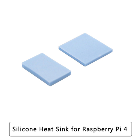 Coussinets thermiques en Silicone pour framboise Pi 4 CPU RAM dissipateurs de chaleur refroidissement passif Dissipation thermique radiateur pour framboise Pi 4 modèle B ► Photo 1/6