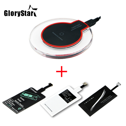 Kit de charge sans fil Qi transmetteur chargeur adaptateur récepteur Pad bobine type-c Micro USB kit pour iPhone Xiaomi Huawei ► Photo 1/6