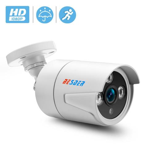 BESDER – caméra de Surveillance extérieure IP hd 1080p, boîtier métallique, étanche, sécurité à domicile, vidéosurveillance réseau RTSP P2P, alerte de mouvement XMEye ► Photo 1/6