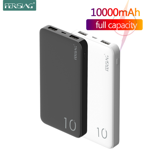 Chargeur portatif externe de batterie de chargeur d'usb de la batterie 10000 mAh PowerBank 10000 mAh de puissance chargeant pour Xiaomi Mi 10 9 ► Photo 1/6