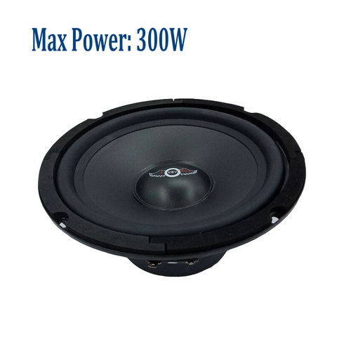 Haut-parleur 6.5 W 8 Ohm à bords en caoutchouc PP, haut-parleur à mi-hauteur 6 pouces, Audio HiFi, Home cinéma, KTV, musique, achat clé I ► Photo 1/6