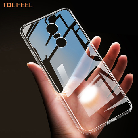 TOLIFEEL – coque de Protection en Silicone pour Xiaomi Redmi 5 Plus, mince, transparente, souple ► Photo 1/6