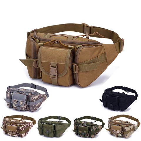 Sac de ceinture tactique étanche de grande capacité pour Sports de plein air, pochette utilitaire, pochette d'équitation, sacs pour téléphone et caméra, sacs de chasse ► Photo 1/6