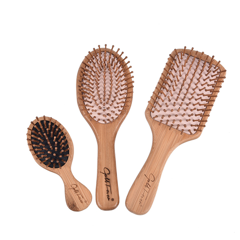 Palette brosse Massage bois peigne antistatique combantistatique naturel bois Massage brosse à cheveux peigne cuir chevelu soins de santé palette brosse ► Photo 1/6