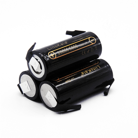 LiitoKala – batterie lithium rechargeable lii-50A-N 26650 5000mah, 3.7V 5000mAh, adaptée à flashlight + bricolage Nickel ► Photo 1/4