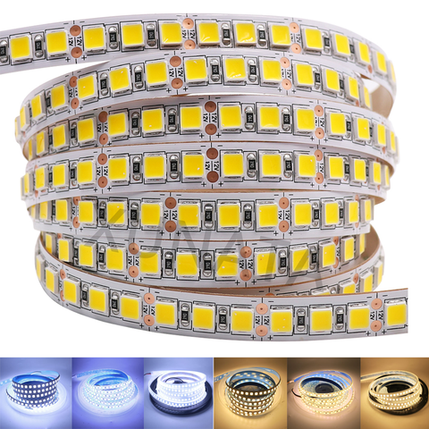 12V 24V LED bande lumière SMD 5054 5050 Flexible lumière Led bande 2835 5630 5M Led bande étanche 120/240 Led s/M ruban Led Diode ► Photo 1/6