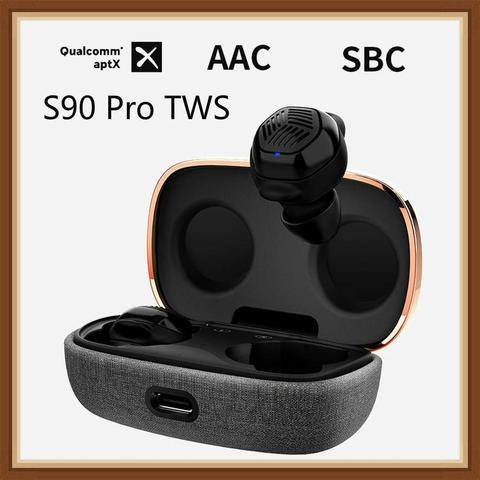 Astrotec – Mini écouteurs sans fil Bluetooth S90 Pro TWS, double BA, APTX 5.0, réduction du bruit, véritables oreillettes, Micro avec Micro HD ► Photo 1/6