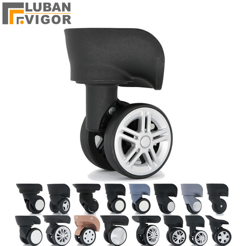 Roues de bagages accessoires Valise Trolley Roue Universelle roulettes muet Portable Réparation Vieille valise ► Photo 1/6