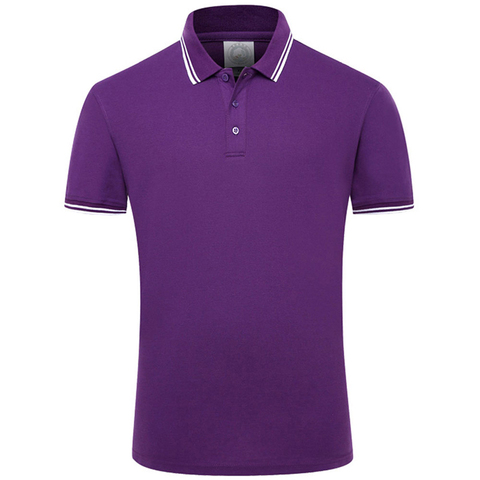 Polo d'été à manches courtes pour hommes, en coton, de couleur unie, respirant, anti-boulochage, grande taille, nouvelle collection 2022, S-4XL ► Photo 1/6