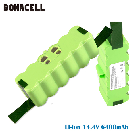 Bonacell 6.4Ah 14.8V Li-ion Batterie pour iRobot Roomba 500 600 700 800 Série 530 560 580 620 630 650 760 770 780 790 870 880 L50 ► Photo 1/6