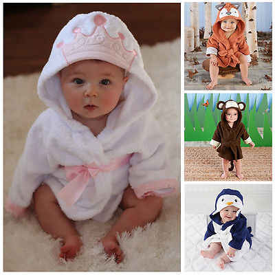 Nouveaux amis adorables Animal Charater carré à capuche serviette de bain ensemble bébé produit dessin animé bébé Robe infantile serviettes de bain ► Photo 1/6